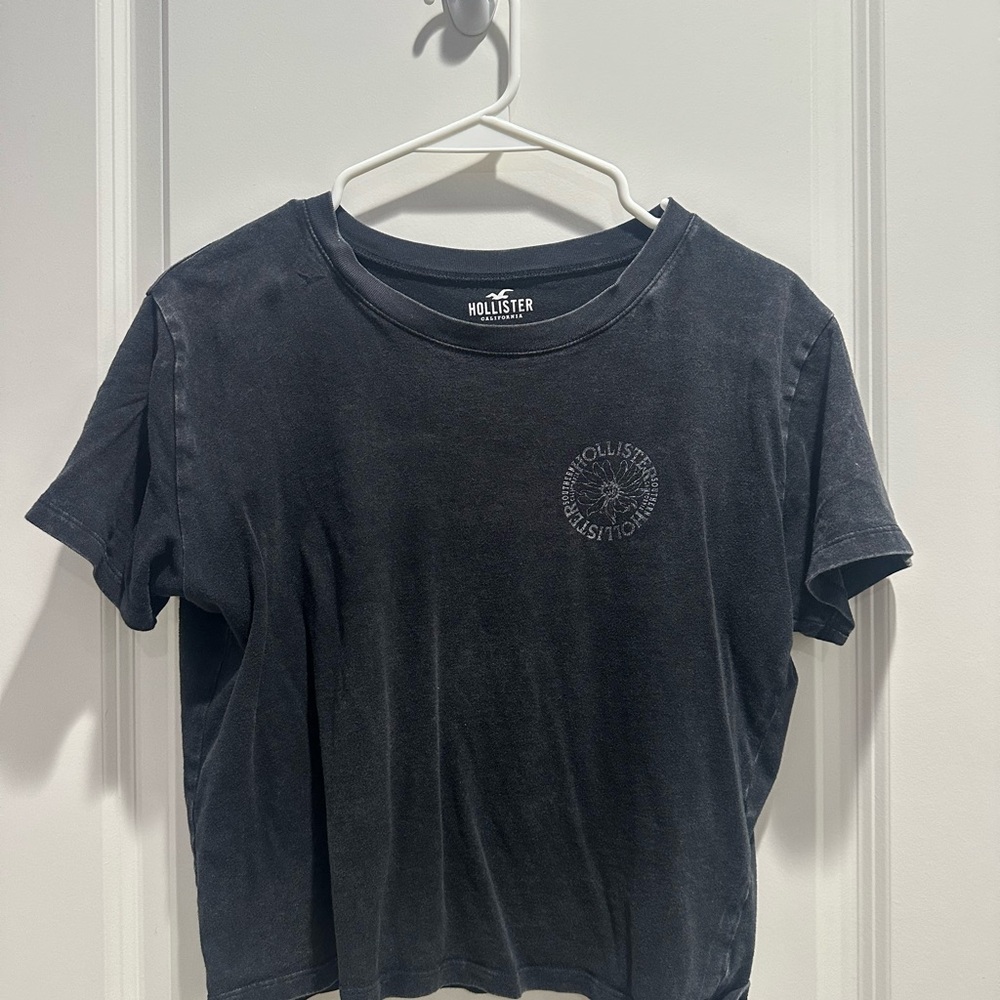Hollister Charcoal Cotton Tee